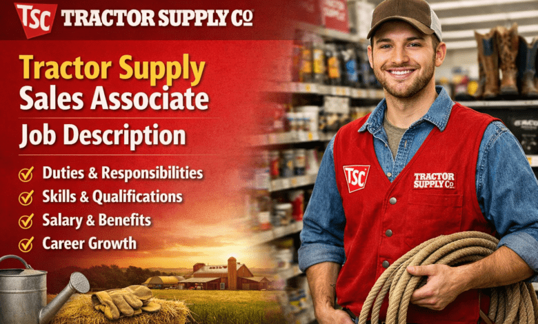 Tractor Supply Sales Associate Job Description