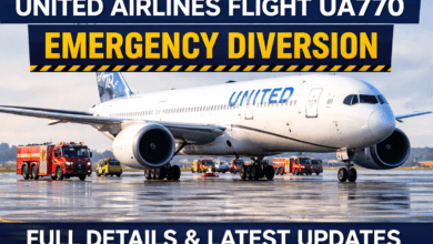 United Airlines Flight UA770 Emergency Diversion
