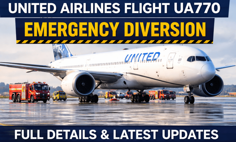 United Airlines Flight UA770 Emergency Diversion